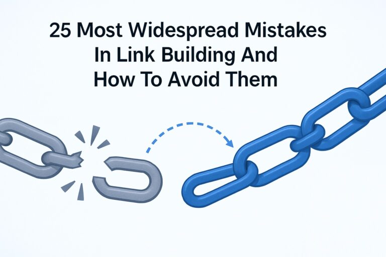 25 Link Building Mistakes to Avoid in 2025